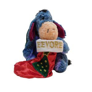 Vintage 2001 Disney Store 13" Eeyore Christmas Stocking Plush